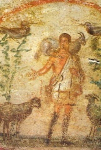 El buen pastor en Santa Priscila