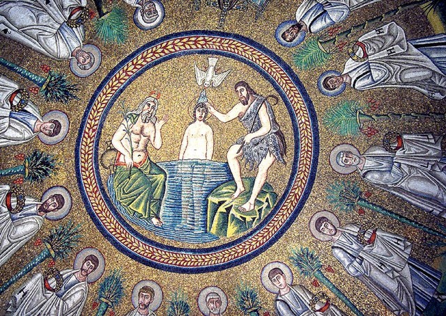 Mosaicos del Baptisterio de los arrianos