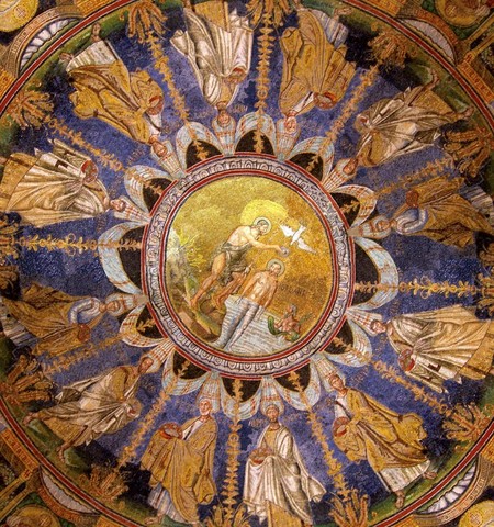 Mosaicos del Baptisterio de los ortodoxos