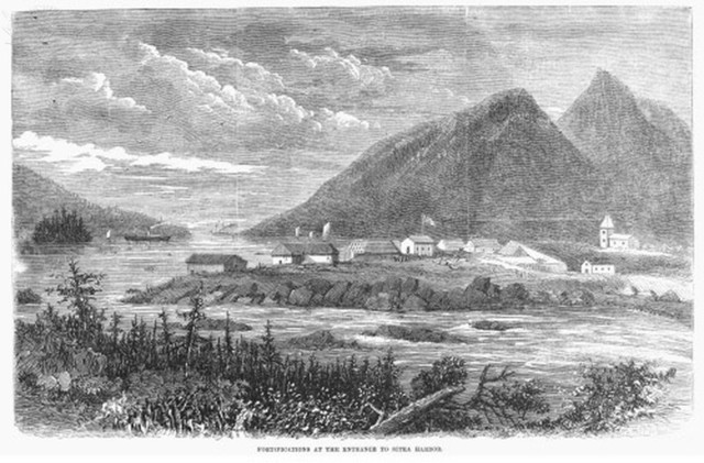 Russia sells Alaska to the U.S.A