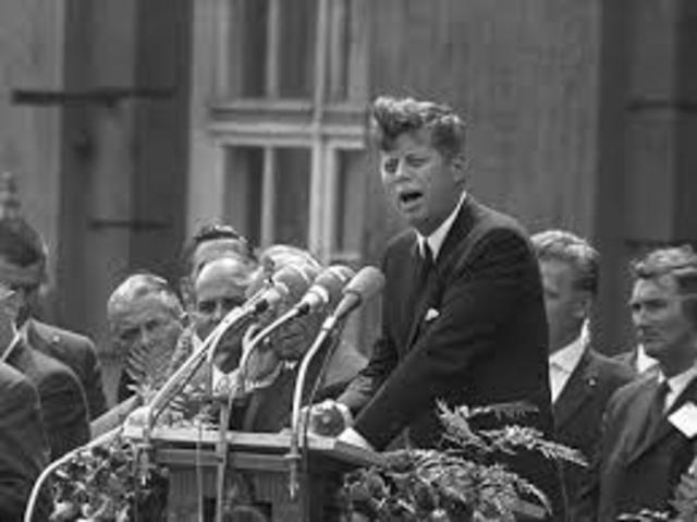 Besuch des US-Präsidenten John F. Kennedy