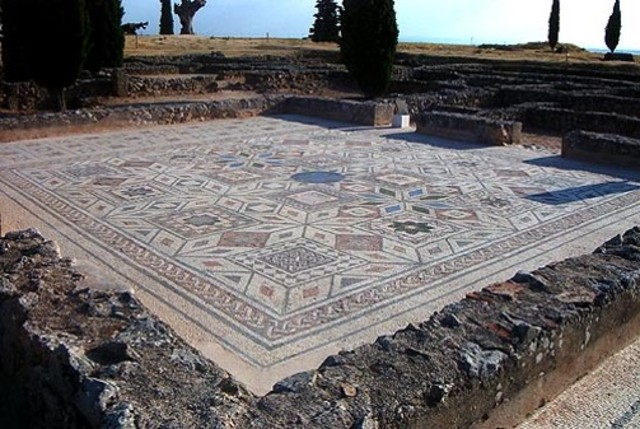 Mosaico de la Casa Taracena en Clunia