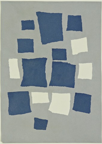 Jean Arp - Collage Arranged According to the Laws of Chance
