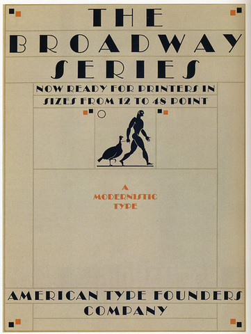 Morris Fuller Benton - Broadway Typeface
