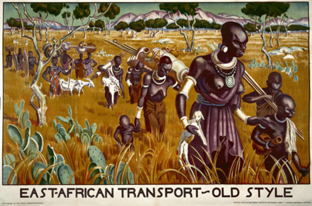 Adrian Allinson - East African Transport - Old Style