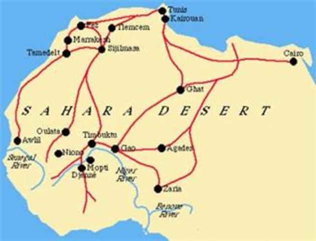 4th century Beginning of Trans-Saharan Trade Routes
