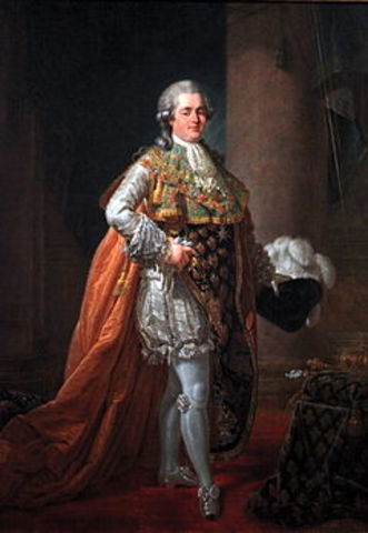 Abdicación de Napoleón. Luis XVII, rey de Francia.