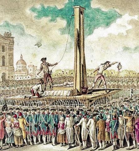 Ejecución en la guillotina de Luis XVI