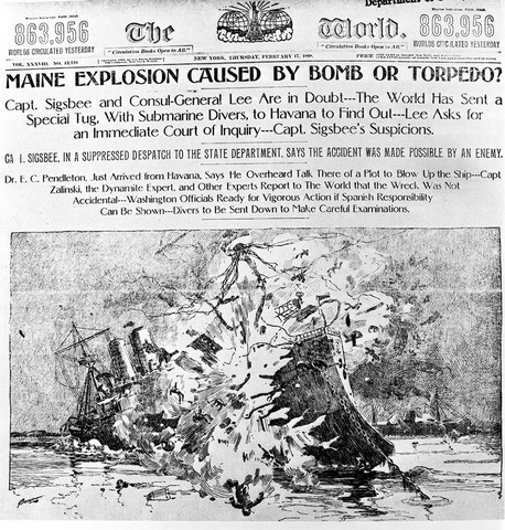 Explosion of the U.S.S. Maine