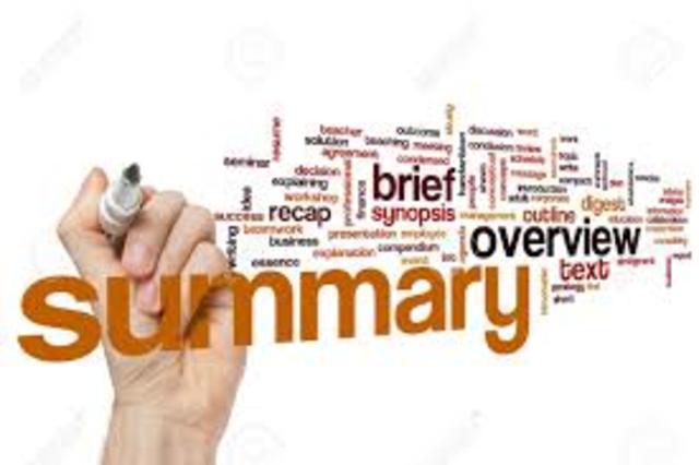 SUMMARY of THE PROJECT