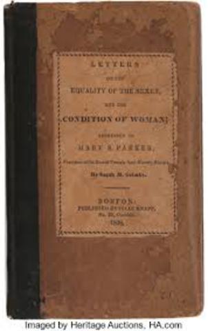 Sarah Grimke's Letters on the Equality of the Sexes and the Condition of Women published