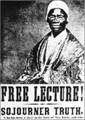 Sojourner Truth Delivered her "Ain't I a Woman" Speech