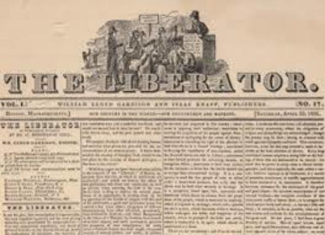 William Lloyd Garrison Published "The Liberator"