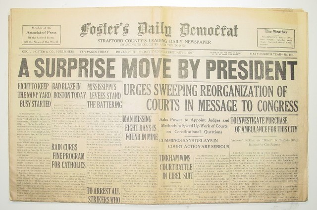 (FDR) Court Packing Scandal