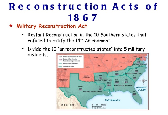 First Congressional Reconstruction Act passed