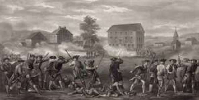 Battles of Lexington and Concord, Lexington and Concord, Massachusetts.
