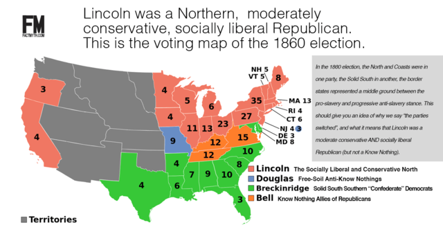 Democratic Party Splits into Northern and Southern Halves