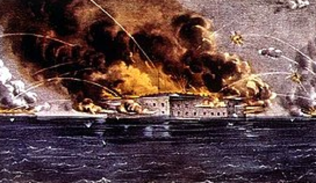 Firing on Fort Sumter