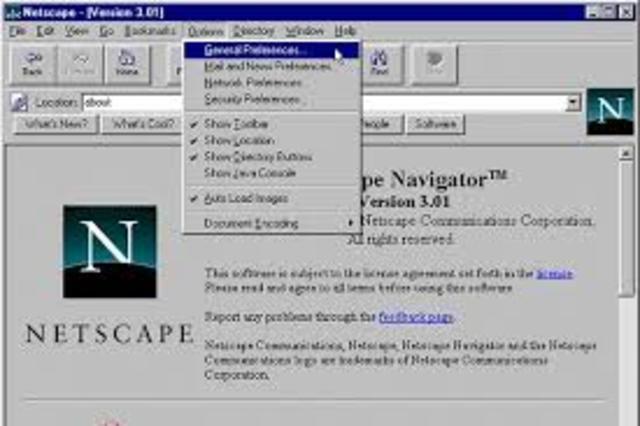 Nace el navegador Netscape