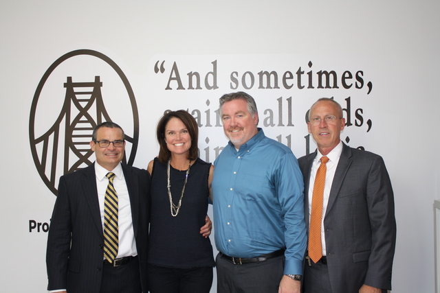 Melissa Nelson and SAO team stopped by office