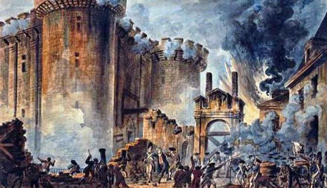 La presa a La Bastilla