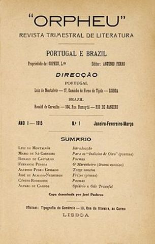 participação na revista orpheu