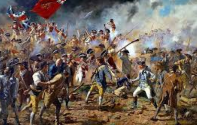 The Battle of Bunker (Breeds) Hill Charlestown, Massachusetts