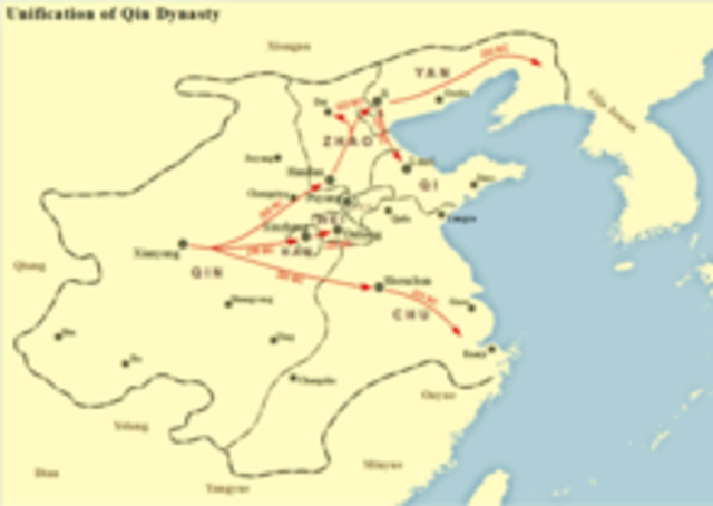 Qin Dynasty unifies China