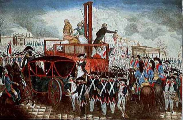 Ejecución en la guillotina de Luis XVI