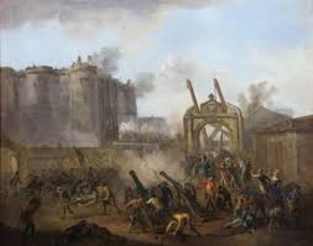 Asalto de la Bastilla por el pueblo de París