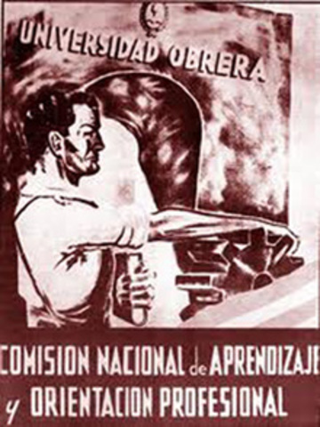 Creación de la Comisión Nacional de Aprendizaje y Orientación Profesional (CNAOP)