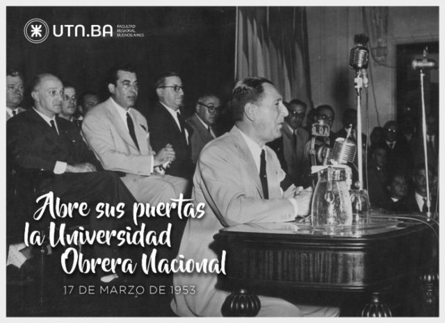 La Universidad Obrera Nacional abre sus puertas a la comunidad trabajadora.