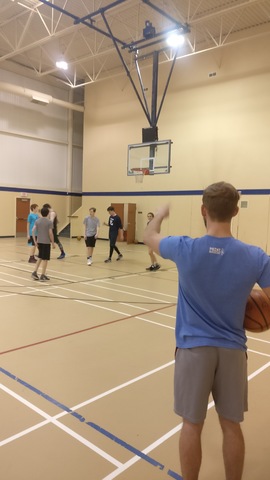 Service Learning Project coaching basketball