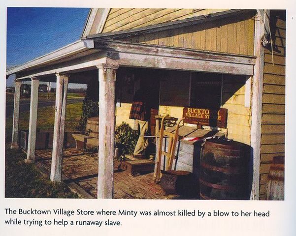 A photo of Bucktown Village Store, which is where Harriet was struck with a metal weight and nearly killed.