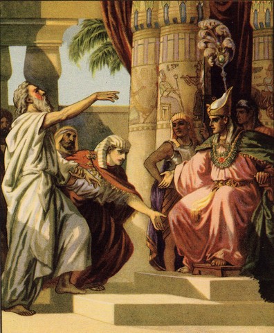 Joseph and his descendants settle in Egypt because of the famine in Canaan