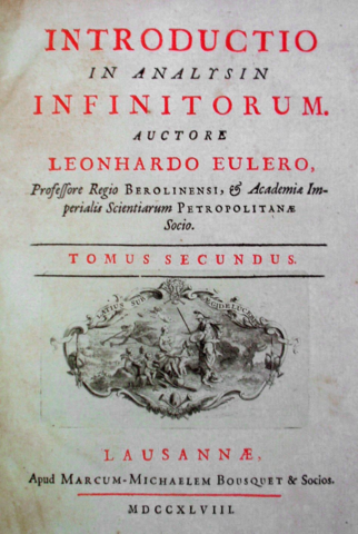 Introductio in analysin infinitorum