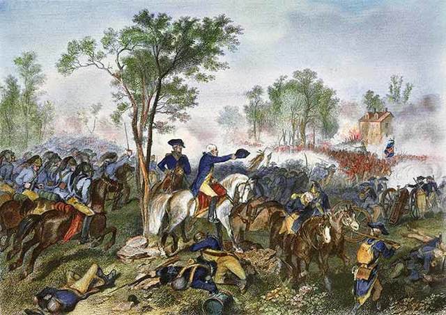 The Battle of Eutaw Springs, Near present-day Eutawville, South Carolina