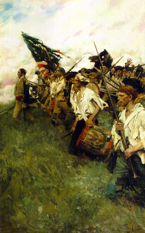 The Battle of Brandywine     Near Chadds Ford, Pennsylvania