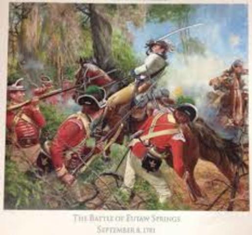 The Battle of Eutaw Springs Near present-day Eutawville, South Carolina