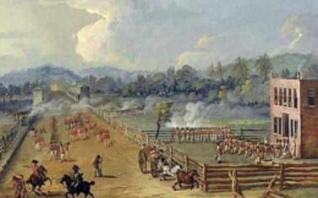 The Battle of Brandywine near Chadds Ford