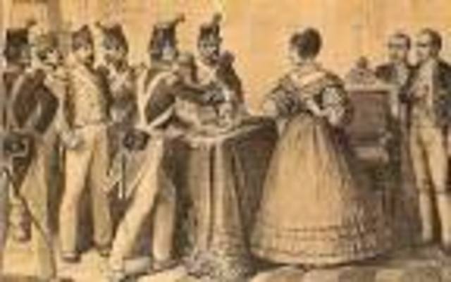 Pronunciamiento de los sargentos de La Granja. Restablecimiento de la Constitución de 1812