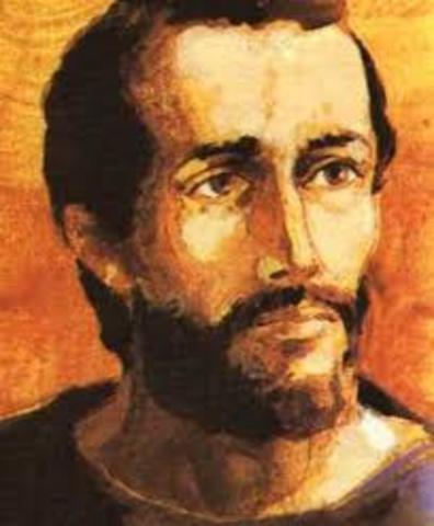 San Agustin kristautasu egiten da