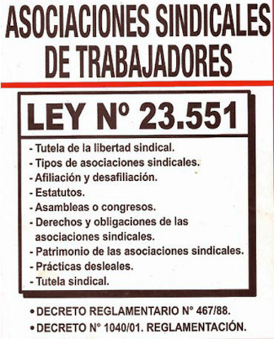Ley de Asociaciones Sindicales