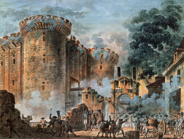 Start of the French Revolution: Storming of the Bastille