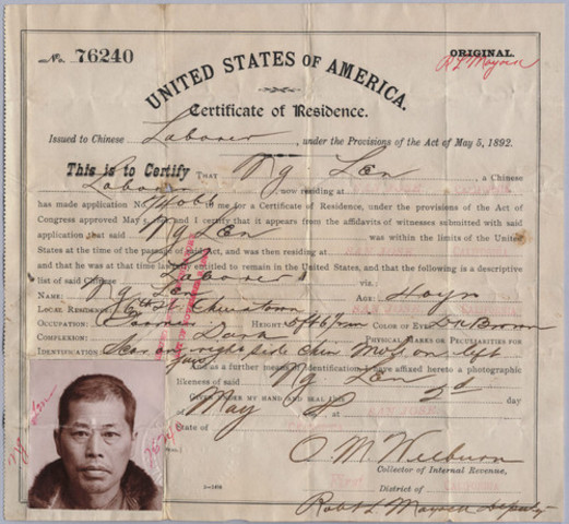 Chinese Exclusion Act