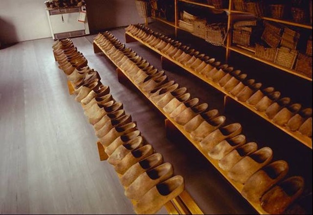 Vladek works in the shoe shop