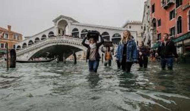Flooding in Venice