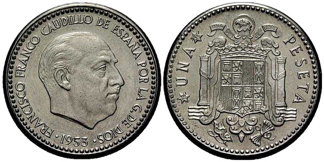 La peseta: unidad monetaria española.