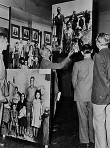 The 'Family of Man' exhibition is curated by Edward Steichen