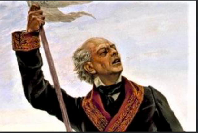 Miguel Hidalgo inspires revolution in Mexico